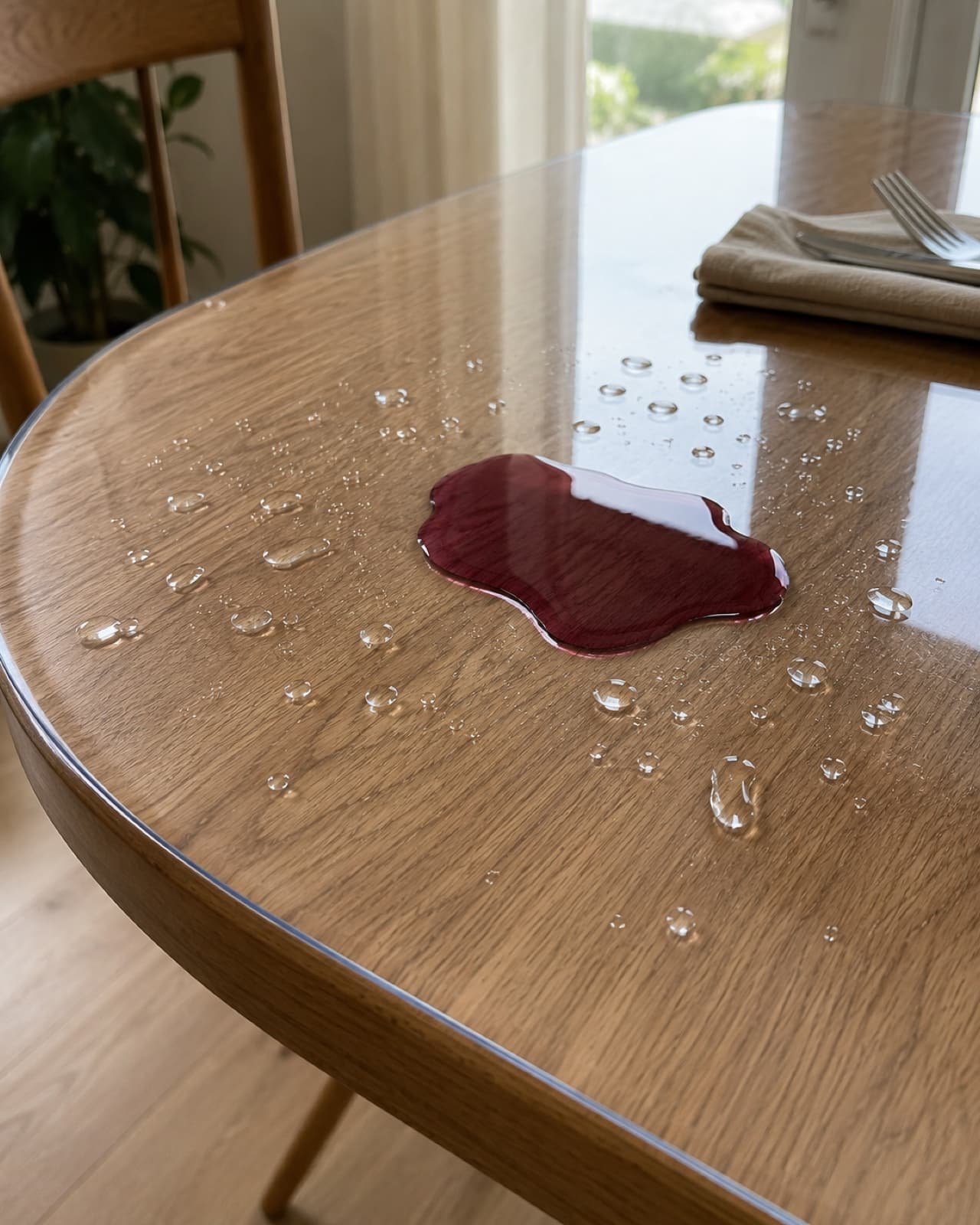 Bescherming tegen gemorste vloeistof